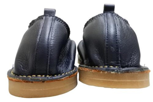 【KOBE DADA CAM-2 ネイビー】本革国産コンフォートスリッポン